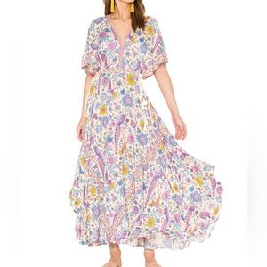 Spell Half Moon Gown in Chamomile